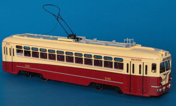 1948/54 Moscow MTW-82 Tram (1242-1399; 2250-2408 series) - original livery.